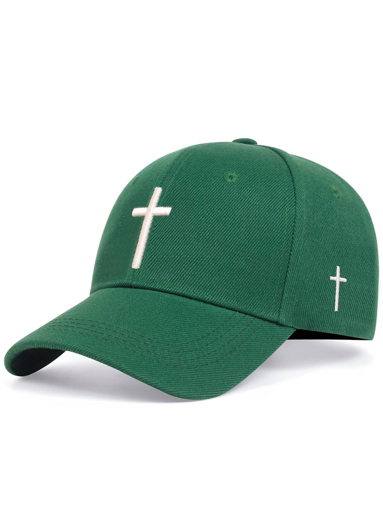 1Pc Men'S Embroidery Detail Baseball Cap, Outdoor Sun Protection Leisure Hat for Spring and Autumn Seasons, Suitable for Travel, Beach Parties Casual