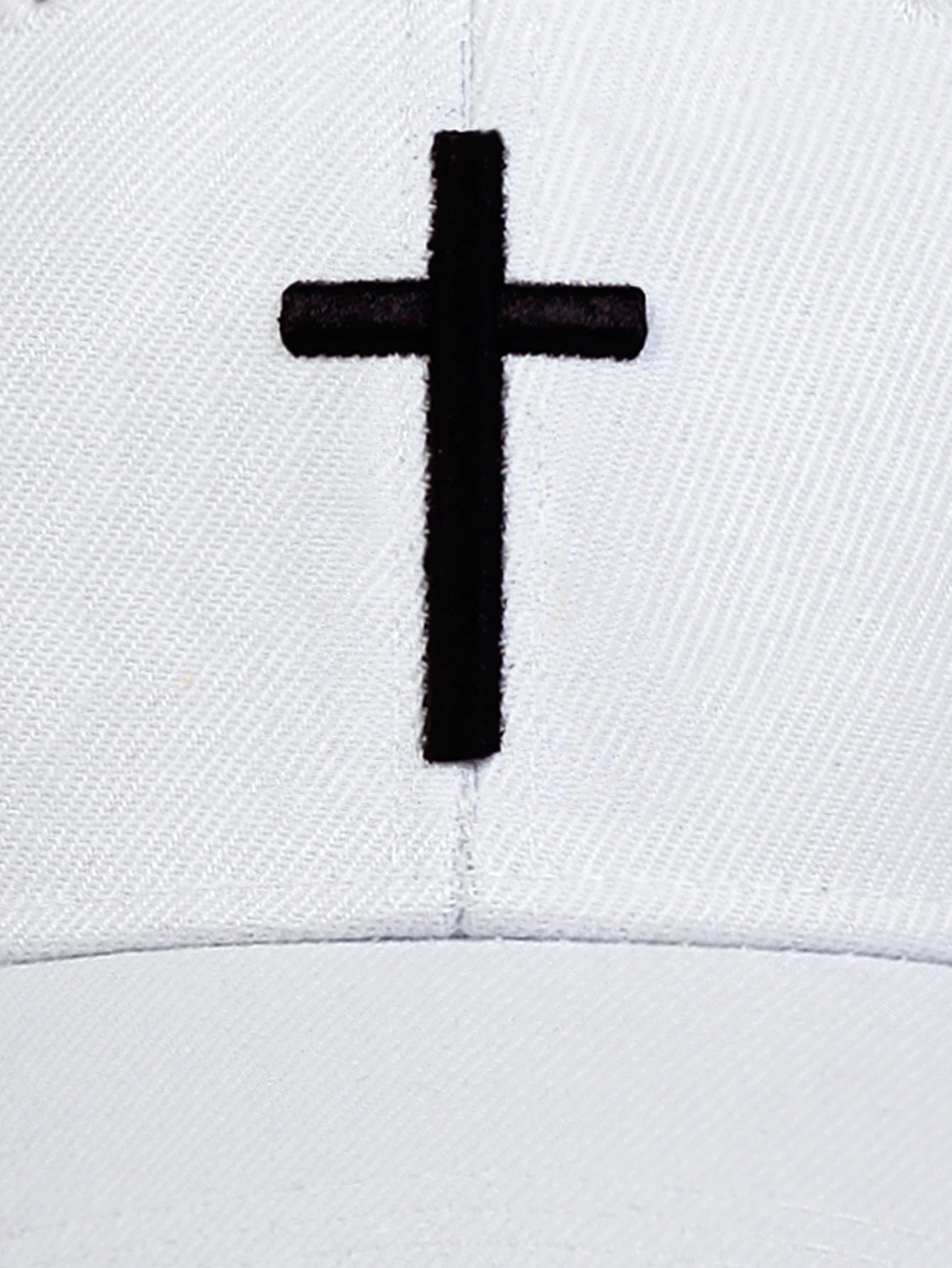 Men Cross Embroidered Baseball Cap for Daily Life and Outdoor Street