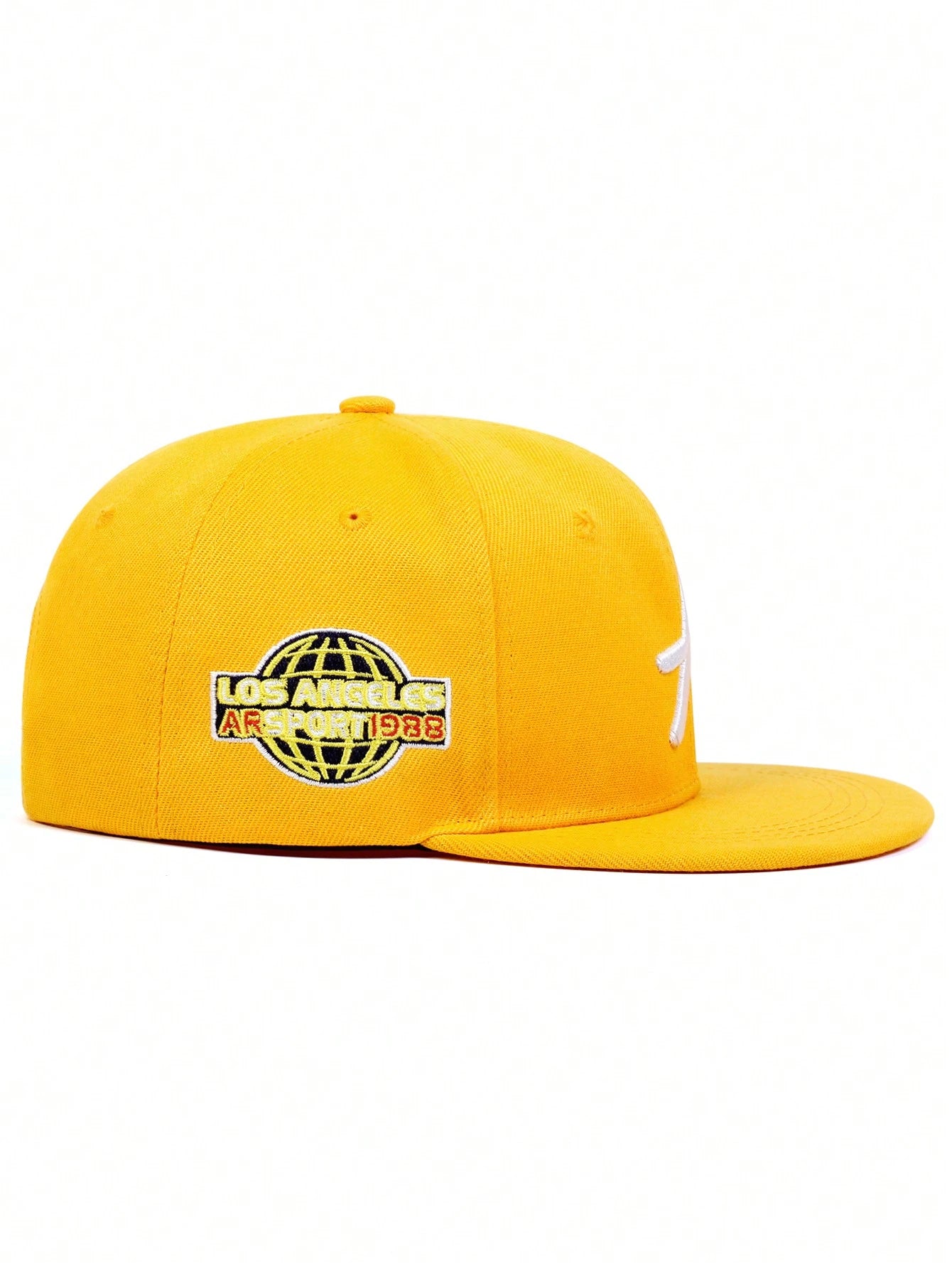 AR 1Pc Men'S Gothic Alphabet Embroidery Baseball Cap with Adjustable Strap for Outdoor Sports, Sun Protection in Spring & Autumn Street