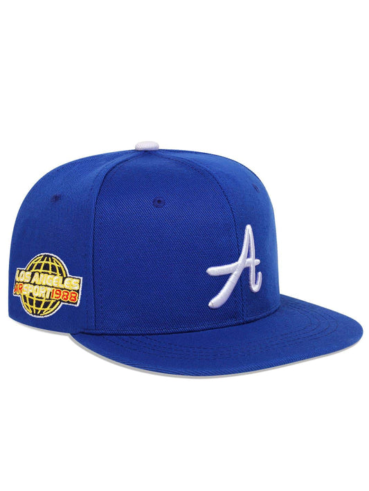 AR 1Pc Men Letter & Number Embroidered Sun Protection Casual Baseball Cap for Daily Life Street