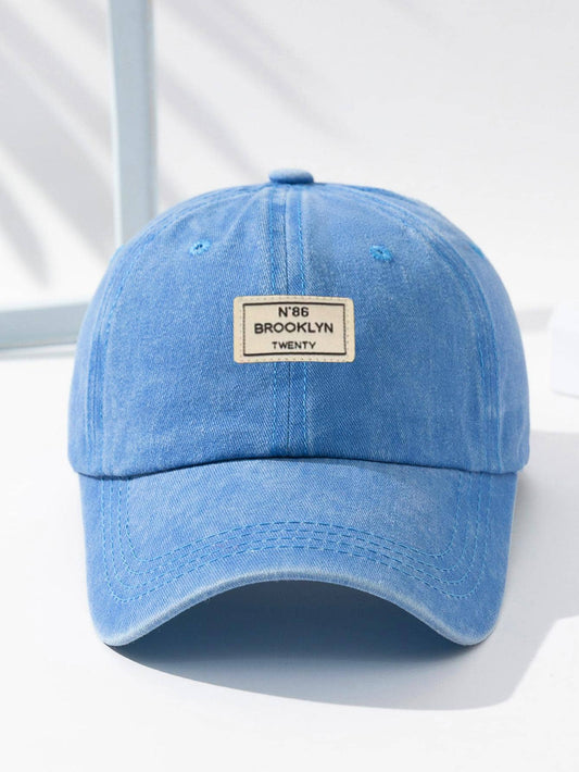 Men Letter Patch Decor Baseball Cap Street